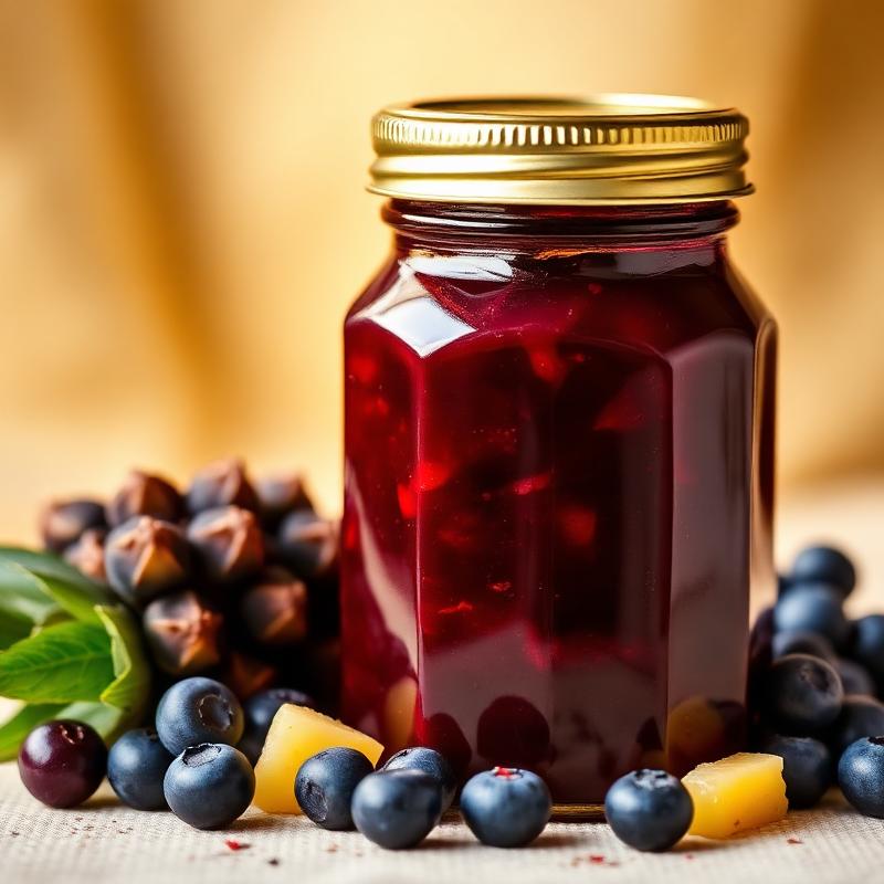 Chutney de Piña y Arándanos